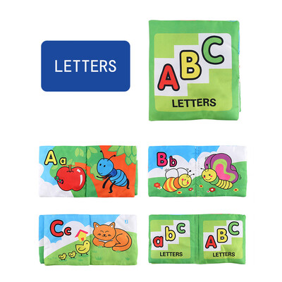 

Siaonvr Baby Kids Intelligence Development 3D Animal BB Sound Cloth Book Educational Toy