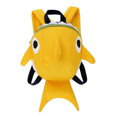 

Childrens Cartoon Shark Kindergarten Backpack Anti-Lost Travel Backpack