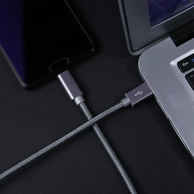 

Fast Charging USB Type C Cable Remote Controll Data Cord Nylon Braided Wire