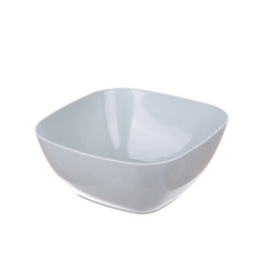 

Siaonvr 3 Color Food-Grade Plastic Square Fruit Snack Candy Salad Plate Bowl Dish Basket