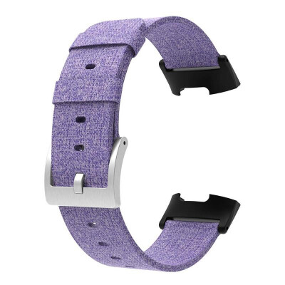 

Canvas Adjustable Watch Band Smart Bracelet Wrist Strap for Fitbit Charge 3