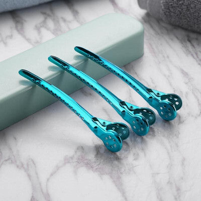 

12pcs Hair Clips Pro Hairdressing Beak Mouth Sectioning Clip Duckbill Clamp