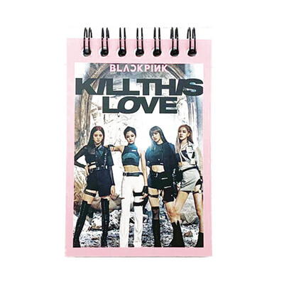 

Kpop BTS BLACKPINK NCT IZONE TWICE Cute Spiral Notebook Memo Coil Notepad Protable Notebook Journal Travel Record Book