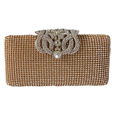 

Dazzling Rhinestone Encrusted Evening bag Clutch Purse Party Bridal Prom