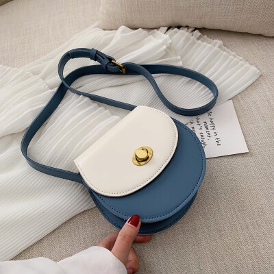 

Advanced sense bag foreign style simple texture handbag 2019 new fashion Korean version of the wild shoulder slung saddle bag