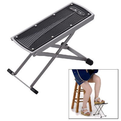 

Portable Foldable Metal Guitar Foot Rest Stool Pedal 6-Level Adjustable Height