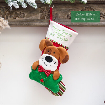 

Gobestart Christmas Ornaments Cartoon Socks Childrens Gift Christmas Bag Oversized Socks