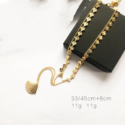 

Small Cute Gold Cowrie Shell Statement Necklace for Women Girls Party Gift Wedding Summer Beach Choker Necklaces Pendants