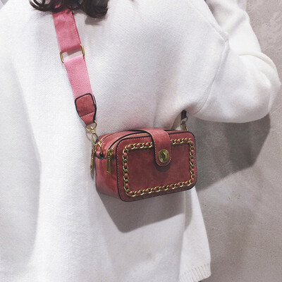 

Senior sense small bag female 2019 new wave Korean version of the wild casual shoulder bag foreign womens wideband Messenger bag