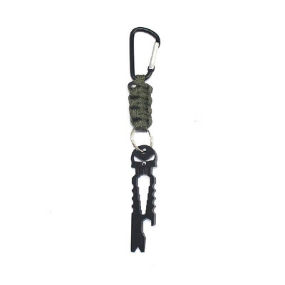

Multi-tool Paracord Lanyard Keychains Key Rings with Carabiner Outdoor Survival Key Chain