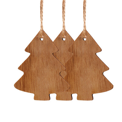 

Siaonvr 3PC Christmas Snowflakes Wooden Pendants Xmas Tree Ornaments Home Hanging Decor