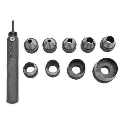 

10pcs Heavy Duty Hollow Punch Kit Tool Set Gasket Leather Rubber Punching