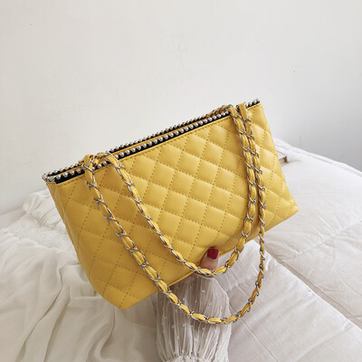 

Wholesale small bag female 2019 Europe&the United States new wild handbag personality letter shoulder slung collision color bucket bag