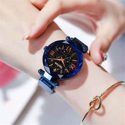 

Luxury Women Magnetic Watches Starry Sky Mesh Fashion Female Clock Ladies Quartz Wristwatch Relogio Feminino Zegarek Damski 2019