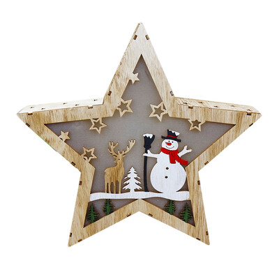 

〖Follure〗Christmas Ornaments LED Light Chalet Hotel Bar Christmas Tree Decoration