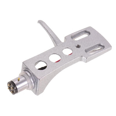 

Universal LP Disc Record Player Phono Turntable Headshell 4-pin Aluminum Alloy with OFC Leadwires Gold-plated Terminals for LP120-