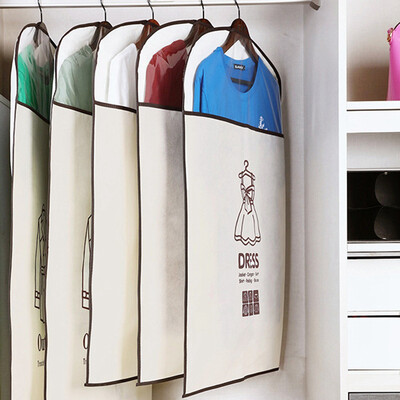 

Clothes dust cover storage bag non-woven suit dust bag