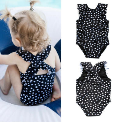 

Toddler Kids Baby Girl Swimwear Romper Jumpsuit Bathing Swimsuit Outfits Clothes