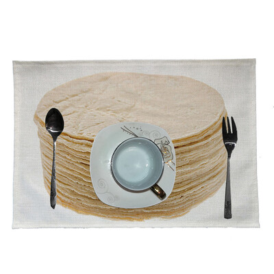 

Toponeto Creative Mexican Burrito Placemat Home Kitchen Restaurant Bar Placemat