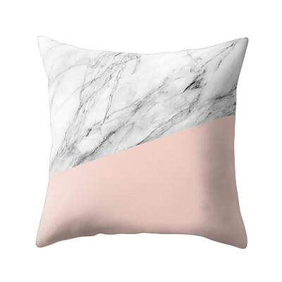 

〖Follure〗Geometric Marble Texture Throw Pillow Case Cushion Cover Sofa Home Decor