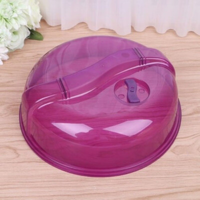 

Safety Plastic Microwave Plate Cover Clear Steam Vent Splatter Lid Food Dis