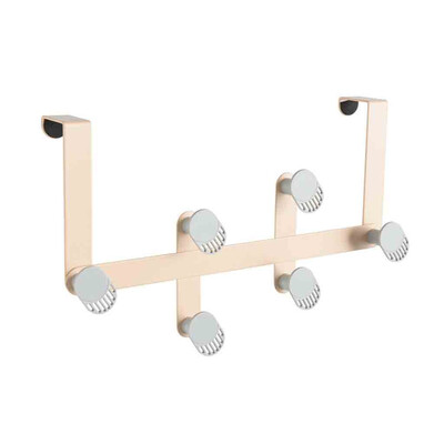 

Toponeto Over-The-Door Hook Rack Metal Hooks Hanger Storage Holder Hanging Coat Hat