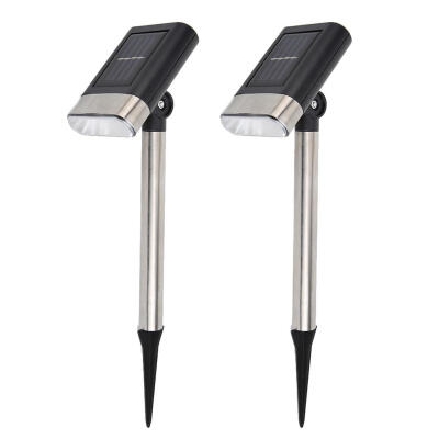 

2pcs Adjustable Solar Spotlight Landscape Courtyard Outdoor Garden Lamp