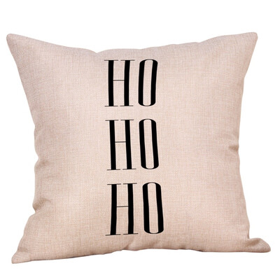 

Tailored Merry Christmas Pillow Cases Cotton Linen Sofa Cushion Cover Home Decor