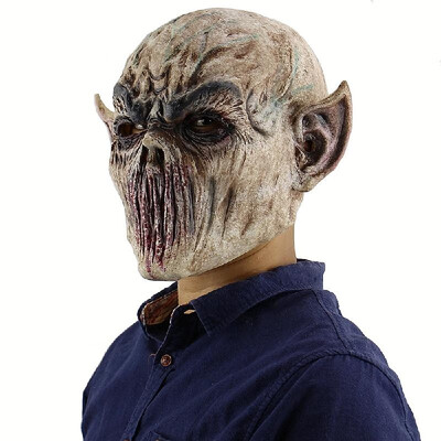 

Latex Full Head Bloody Creepy Monster Mask Evil Scary Ghost Mask for Halloween Masquerade Costume Cosplay Party Props