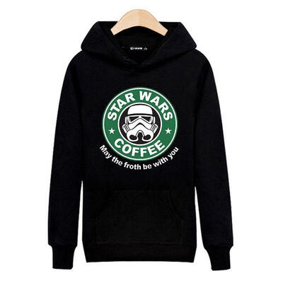 

Men Warm Winter Sweatshirts Hooded Coat Jacket Sweater Hoodies Pullover STARWARS