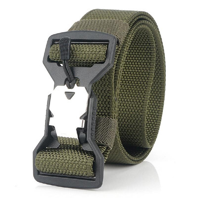 

Adjustable Webbing Belt Men Women Belts 492 Inch with Quick Release Magnetic Buckle for Camping Hiking