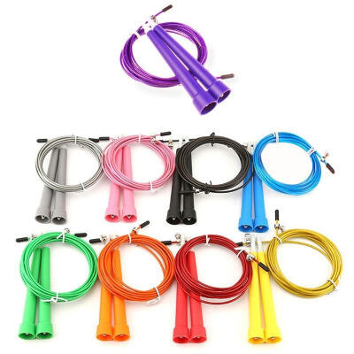 

High speed Steel Wire Skipping Adjustable Jump Rope Crossfit Fitnesss Equipment