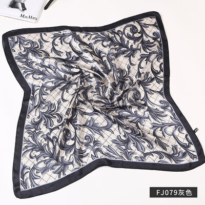 

European&American fashion new retro scarf small square scarf female Korean wild professional decoration stewardess scarf FJ07