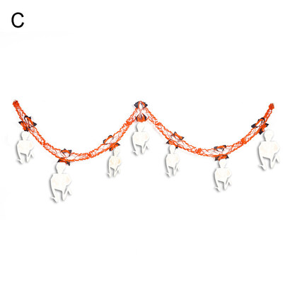 

2m Halloween Witch Pumpkin Bunting Banner Hanging Garland Decor Party Supplies