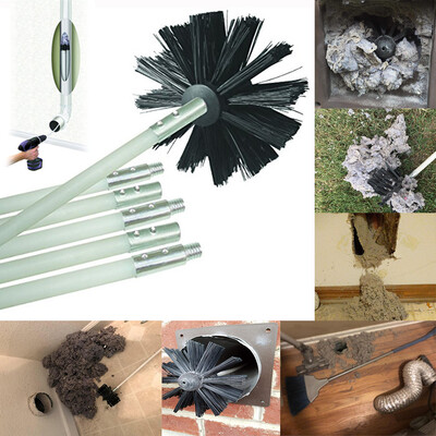 

Siaonvr Dryer Duct Cleaning Kit Lint Remover Extends Up To 12 Feet Synthetic Brush Head