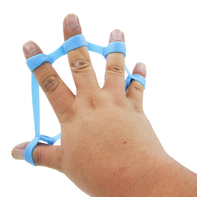 

〖Follure〗Hand Finger Strength Exerciser Trainer Strengthener Grip Resistance Band Tension