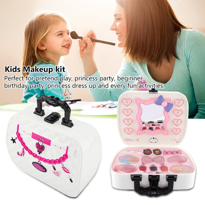 

Greensen TERESA Children Makeup Box Girls Pretend Play Cosmetics Set Makeup kit Battery Excluded