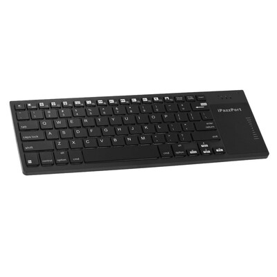 

iPazzPort Ultra-Slim Bluetooth Wireless Keyboard with Touchpad Multi-color Backlit Backlight for Mac Windows Laptop Computer Andro
