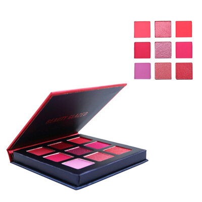 

4 style Makeup 9 Colors Matte Shimmer Glitter Eyeshadow Nude Eye Shadow Palette Powder Waterproof Pigmented Pallete