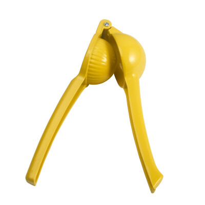 

Yellow Handle Press Manual Strainer Multifunctional Tool Juicer Lemon Squzeer