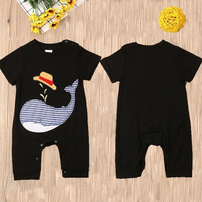 

Newborn Baby Kids Boys Girls Romper Jumpsuit Bodysuit Animal Print Outfits