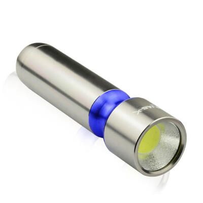 

Mini Aluminum Alloy Ultrabright COB LED Flashlight Outdoor Camping Flashlight