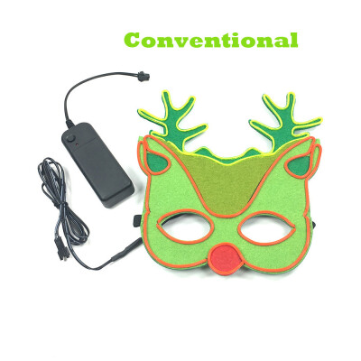 

〖Follure〗Christmas LED Mask Glowing Cold Light Mask Reindeer Cosplay Party Decoration