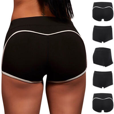 

Starmoon Womens High Waist Sports Shorts Casual Shorts Hip Fitness Pants Yoga Pan