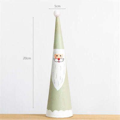 

Tailored Creative Wooden Santa Claus Christmas Xmas Decoration Kids Gift Ornament Toy