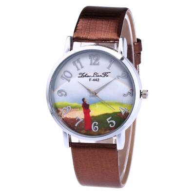 

Luxury Brand Womens Fashion WristWatches Casual Quartz Watch Women Vintage Leather Band Roma Scale Retro Clock Gift &Ff