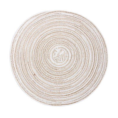 

Round Ramie Insulation Pad Placemats Coaster Home Table Mat Bowls Cup Pad