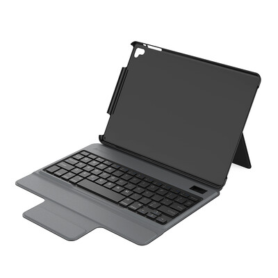 

Arealer Ultra Thin Slim Lightweight PU Leather Case Holder Stand with Wireless BT 30 Keyboard for iPad Pro 97 iPad Air 2 Tablet