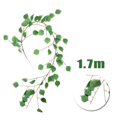 

AU Artificial Ivy Leaf Garland Plants Vine Fake Foliage Flower Rattan Home Decor