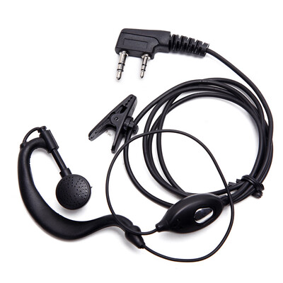 

Head Motorcycle Helmet Headset Interphone Headphone with PPT Mic for BF-UV5R